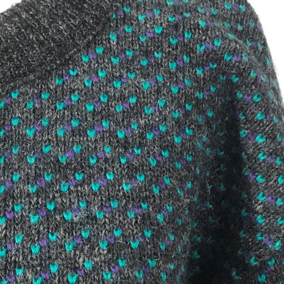 Vintage LL Bean Nordic Ski Bird’s Eye Sweater - Picture 4 of 9